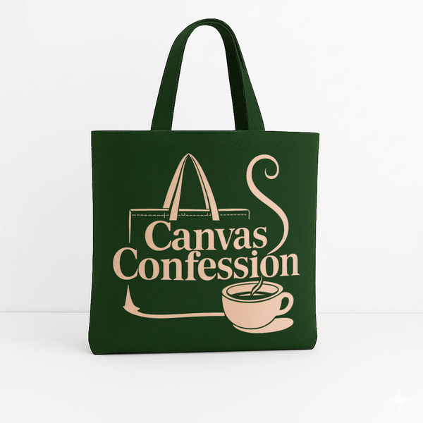 Canvas Tote Polyester & Cotton Bag (Green)